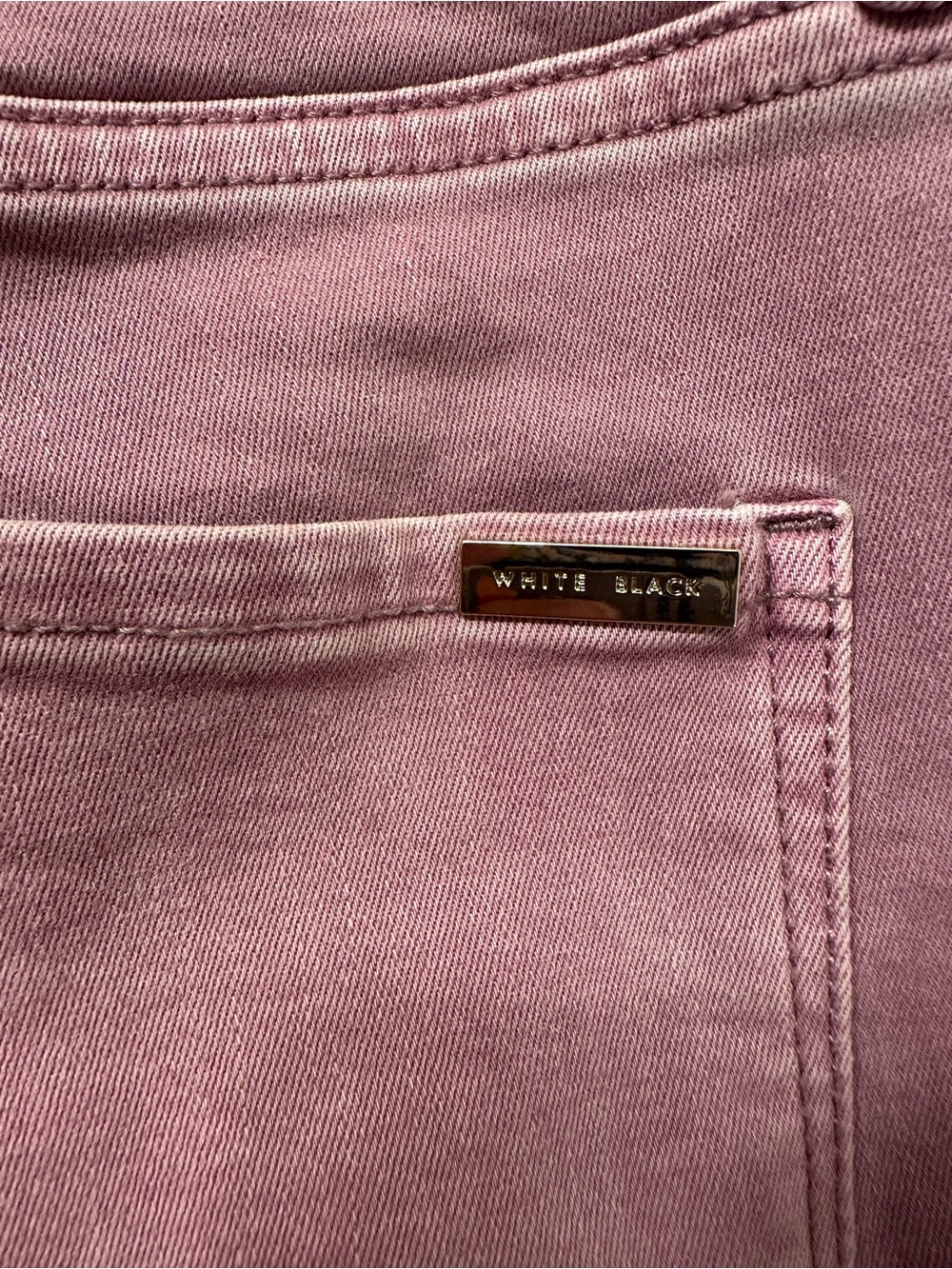 White House Black Market Dusty Pink Cropped Jeans